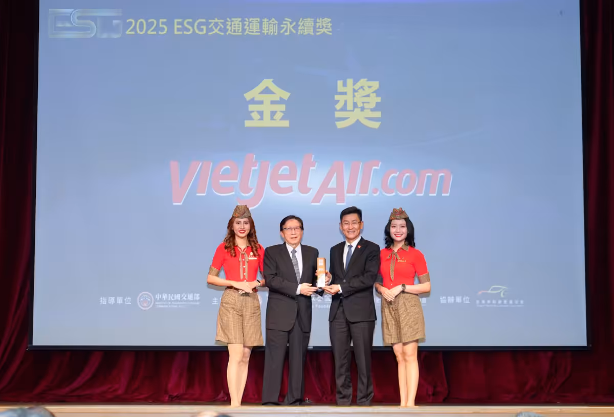 Vietjet wins gold ESG