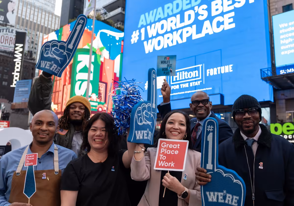 Hilton Again Named No. 1 World’s Best Workplace in 2025