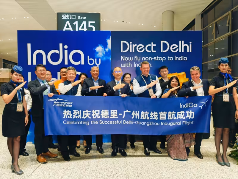 IndiGo Flights Between Delhi and Guangzhou