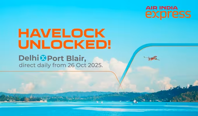 Air India Express Delhi and Port Blair