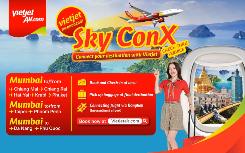 Vietjet Sky Conx Connects Mumbai to Thailand