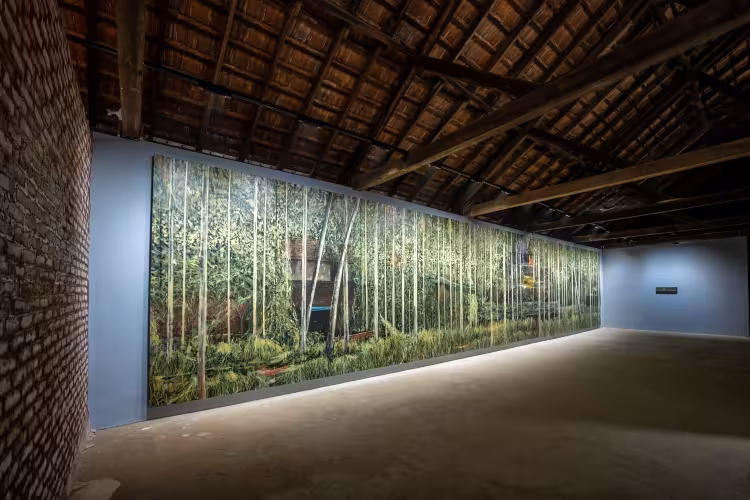 RB Shajith exhibition at the Kochi-Muziris Biennale 2025
