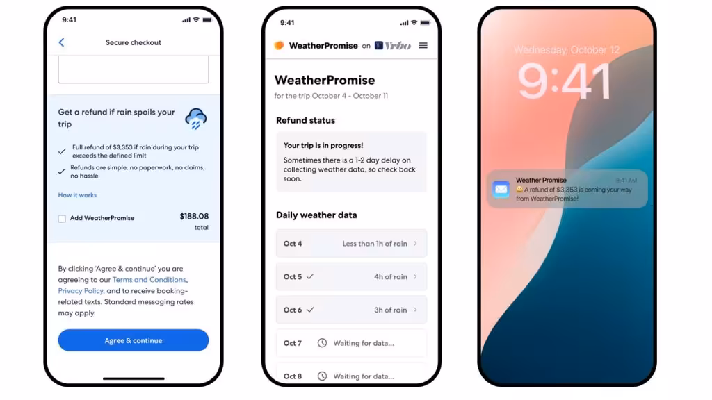 Vrbo Partnership with WeatherPromise
