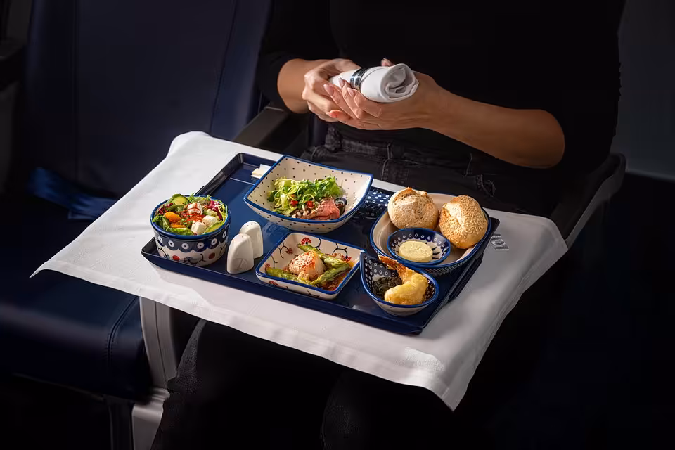 Manufaktura in Boleslawiec aboard LOT Polish Airlines