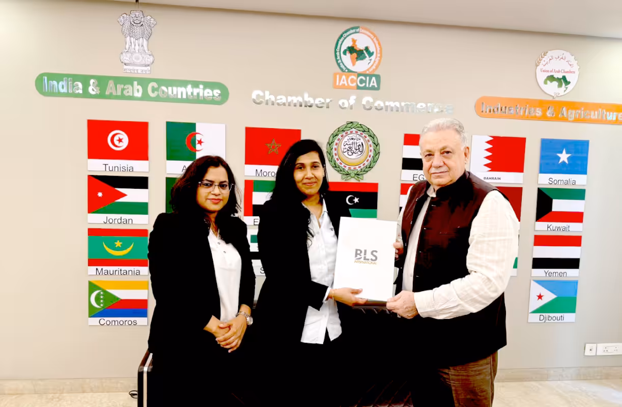 BLS International Signs MoU with IACCIA