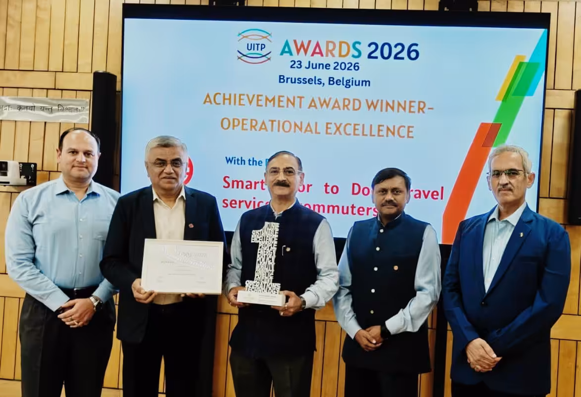 DMRC Wins UITP Achievement Award