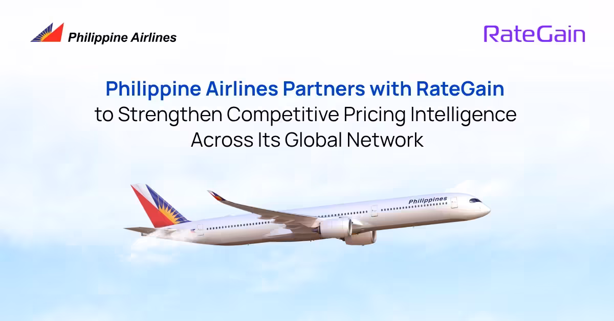 Philippine Airlines Partners with RateGain to Strengthen Competitive Pricing Intelligence Across Its Global Network