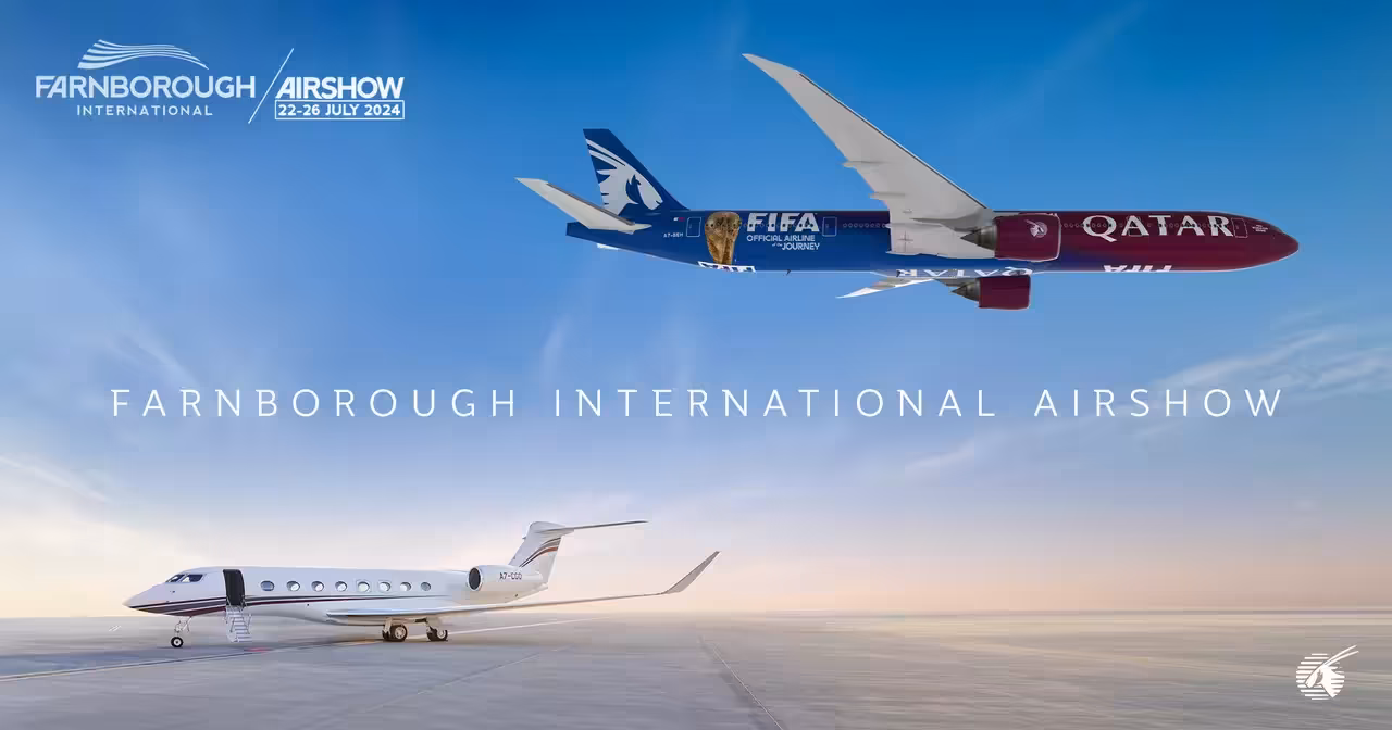 Qatar Airways Returns to Farnborough International Airshow 2026