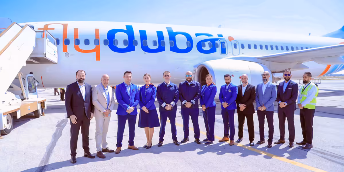 flydubai celebrates inaugural flight to Aleppo, expanding its network in Syria