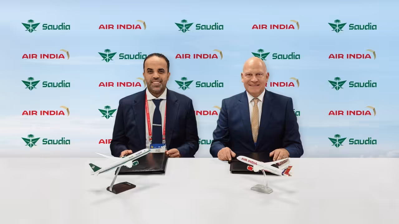 Air India and Saudia sign Memorandum of Understanding to expand strategic cooperation