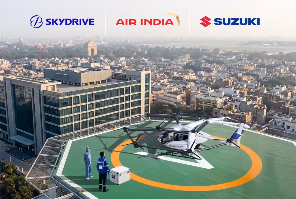 Air India, SkyDrive and Suzuki sign MoU for feasibility study of medical air logistics in India
