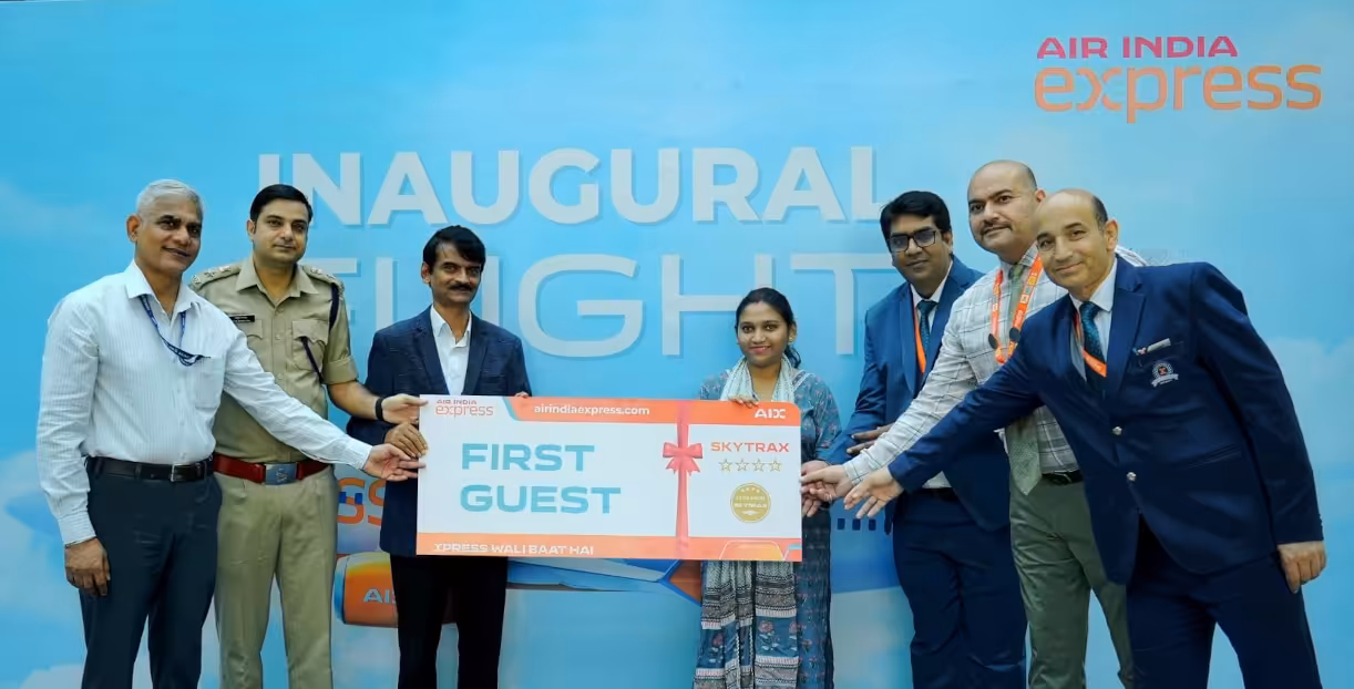 Air India Express commences operations from Bhopal with daily flights to Delhi and Mumbai