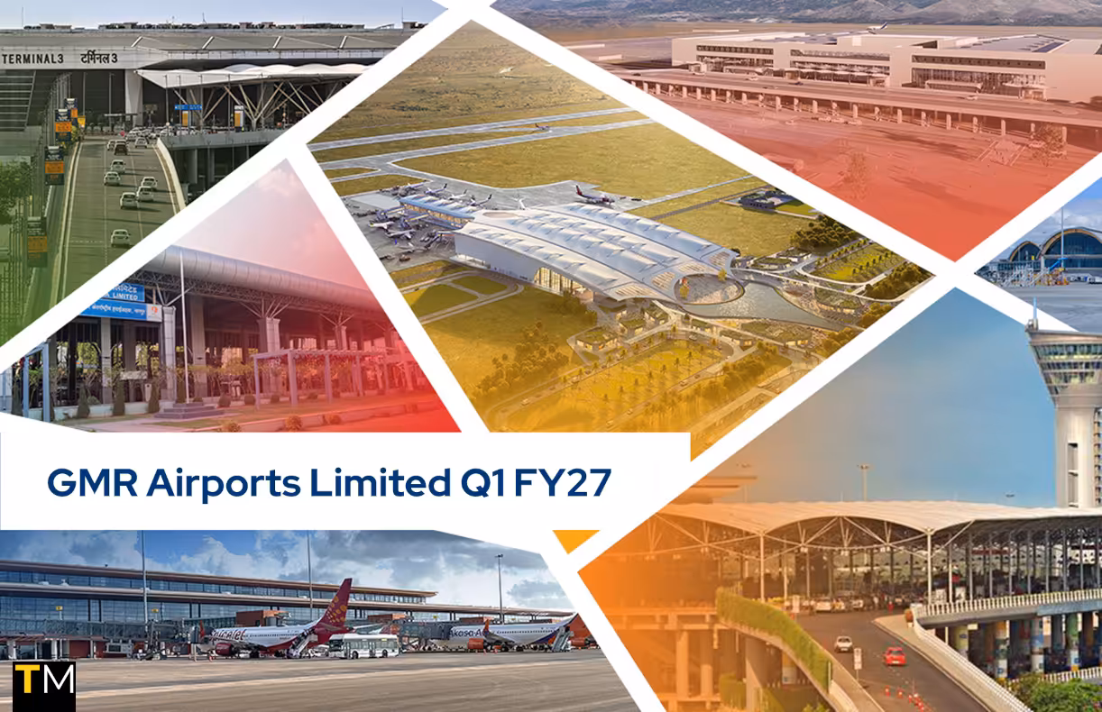 GMR Airports Limited Q1 FY27 Results; Total Income increased by 23% YoY to INR 4,085 Cr