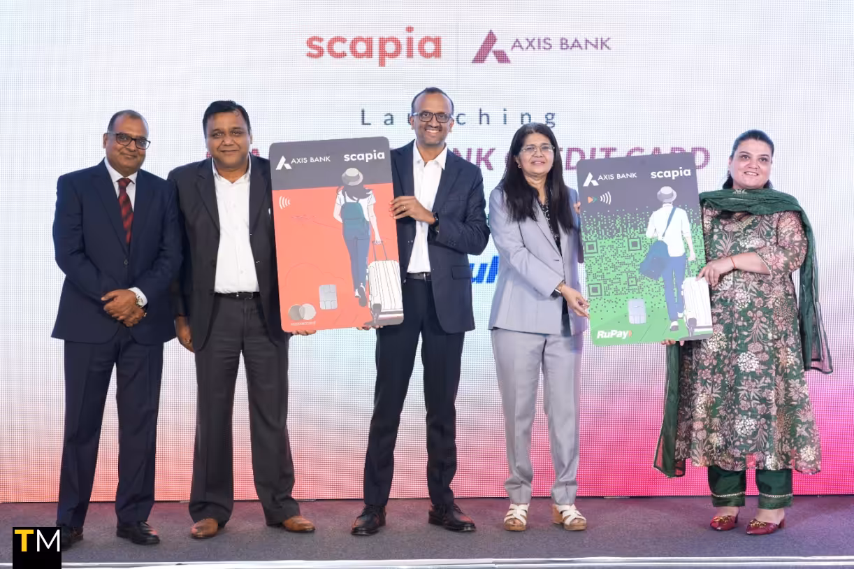 From Tap to Takeoff: Axis Bank and Scapia Launch Co-Branded Credit Card for India's New Generation of Travellers