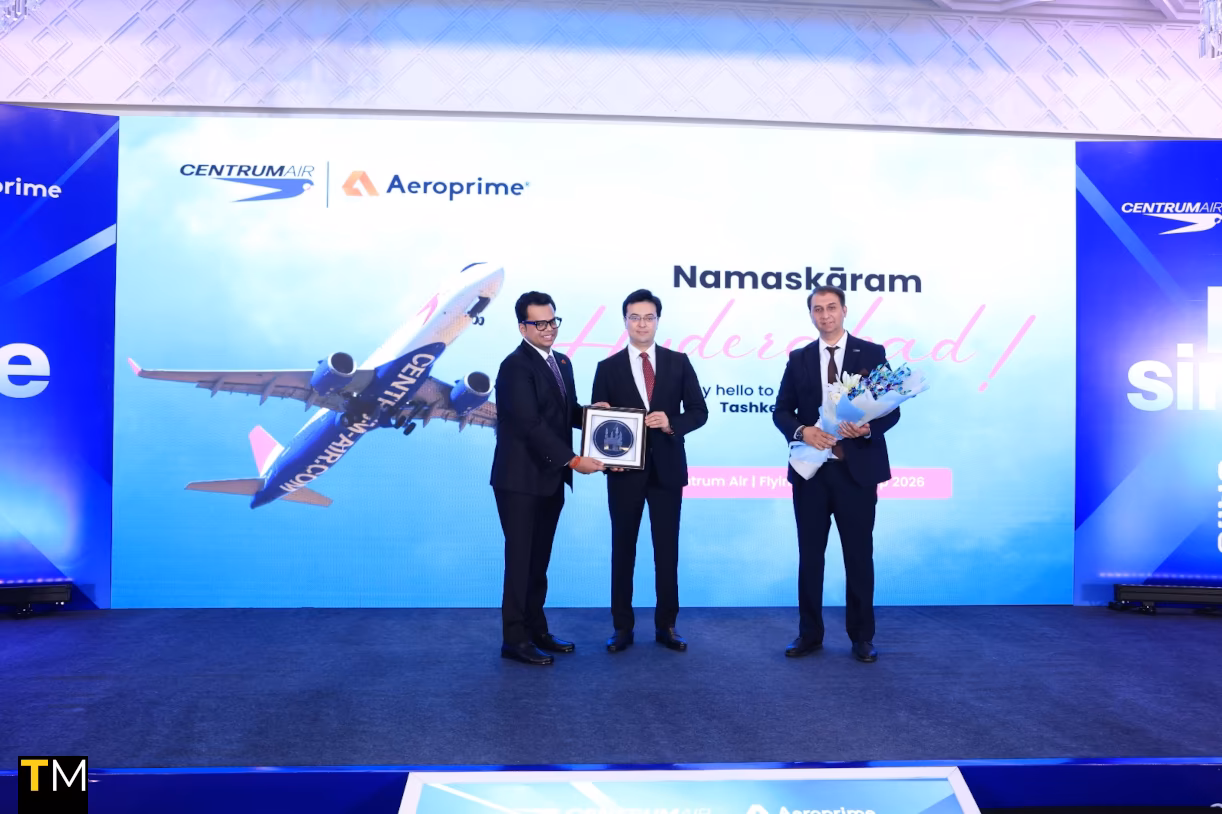 Centrum Air Takes Flight from Hyderabad, Launching New Direct Connectivity to Tashkent