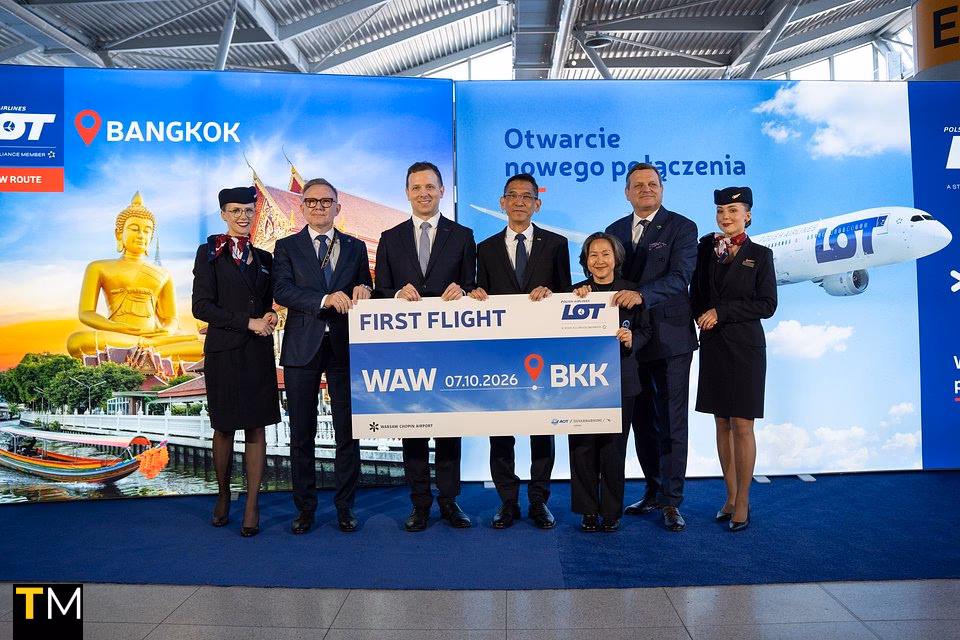 Destination: Bangkok. LOT Polish Airlines has launched a new direct connection with Asia