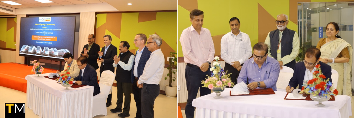 NCRTC Signs Two MoUs to Enhance Logistics and Cultural Engagement on Namo Bharat Corridor