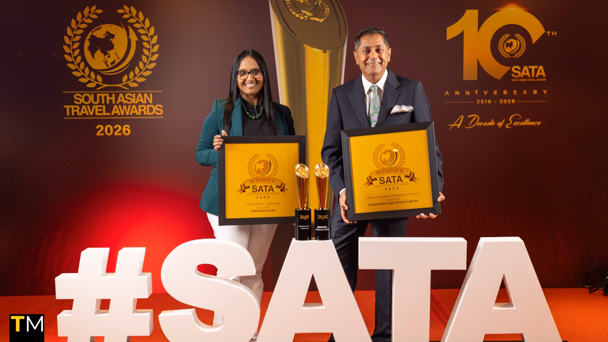 Atmosphere Core Celebrates Two Gold Wins at the South Asian Travel Awards 2026