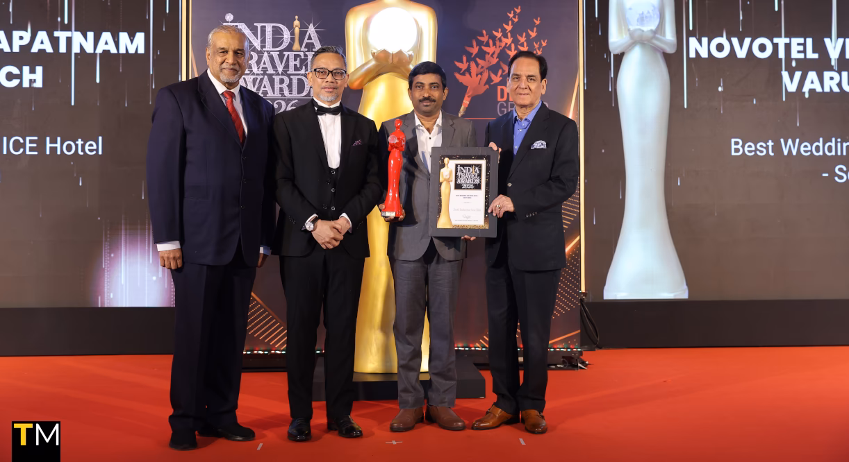 Novotel Visakhapatnam Varun Beach Wins Best MICE & Wedding Hotel - South India at India Travel Awards 2026