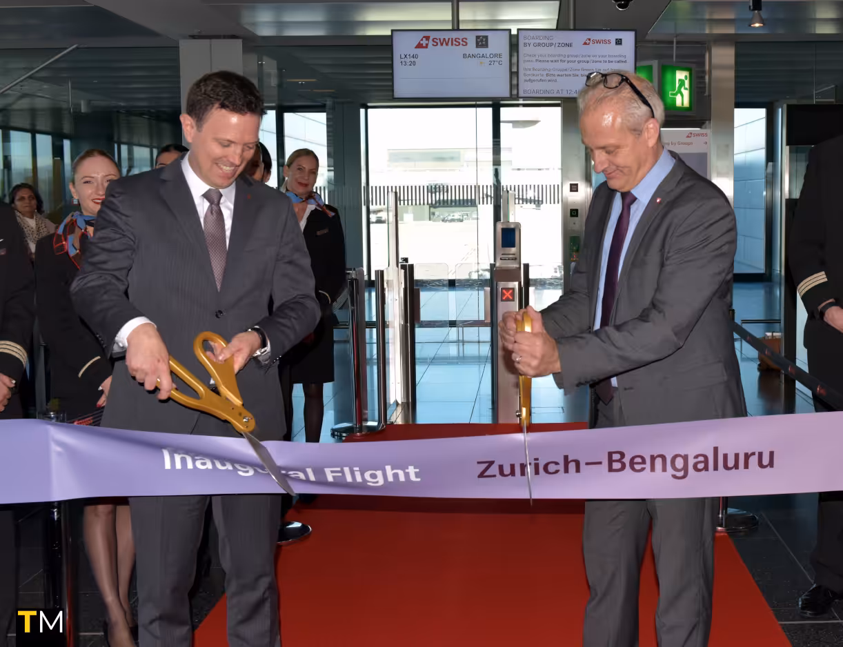 SWISS Launches First-Ever Nonstop Zurich-Bengaluru Service